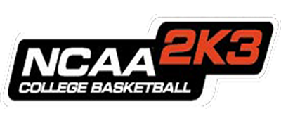 NCAA College Basketball 2K3 title screen for Playstation 2
